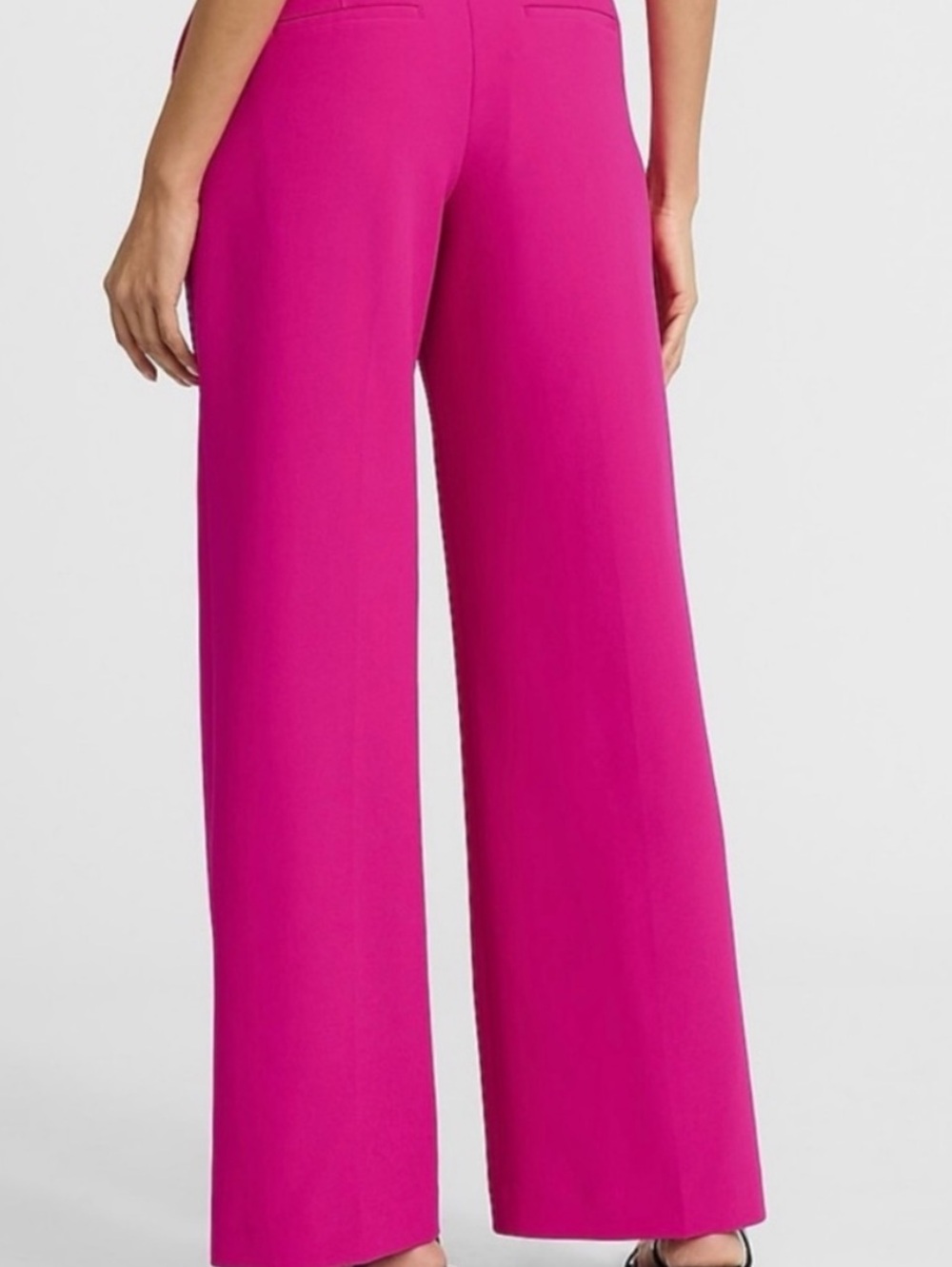 EXPRESS Editor Relaxed Trouser Mid-Rise Wide-Leg Pants - FABULOUS! - Picture 4 of 4